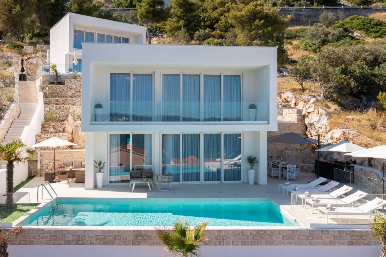 Villa Adria View With Heated Pool I Trogir Dış mekan fotoğraf