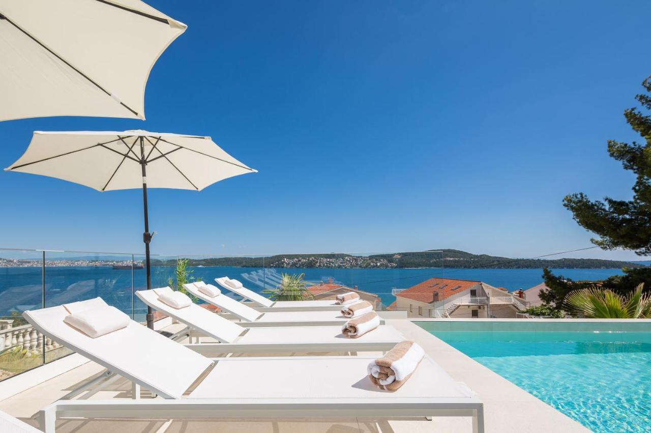 Villa Adria View With Heated Pool I Trogir Dış mekan fotoğraf